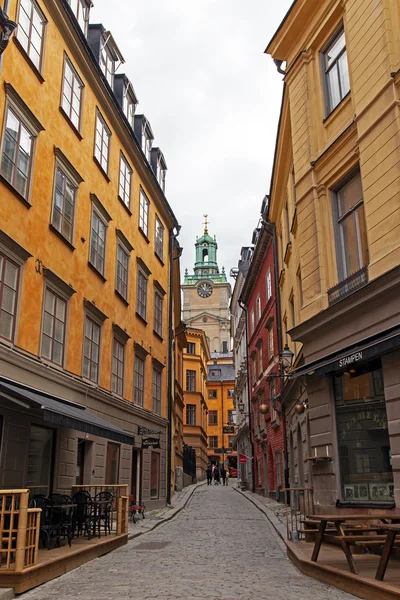 Stockholm, Svédország. egy tipikus városi megtekintése — Stock Fotó