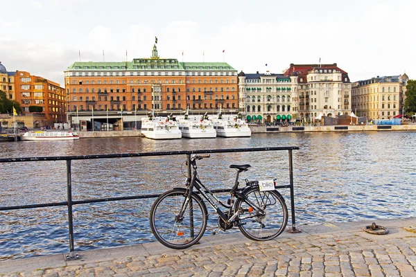 Stockholm, İsveç. Liman Panoraması — Stok fotoğraf