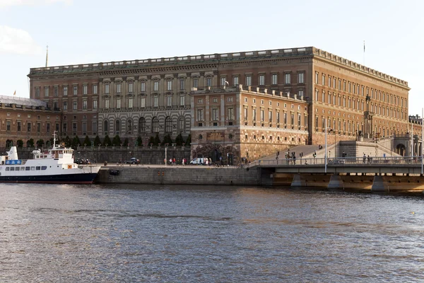 Stockholm . The complex of buildings of the Royal Palace — Stock Photo, Image