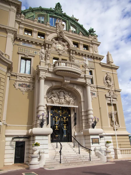 The Principality of Monaco. Architectural details of the Prince's Palace — Stock Photo, Image