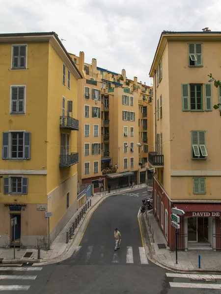 France , Nice. October 15, 2013 . A typical urban view Nice - one of the resorts of the Côte d'Azur France — 图库照片