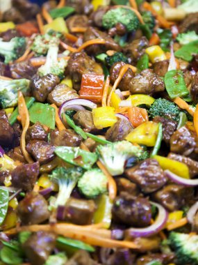 çevre dostu ürünler piyasada oyala. kebap et ve sebze hazırlık