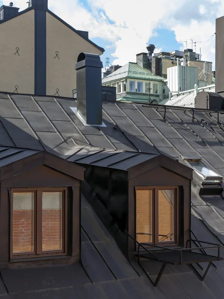 Stockholm, Schweden. typische Details skandinavischer Architektur — Stockfoto