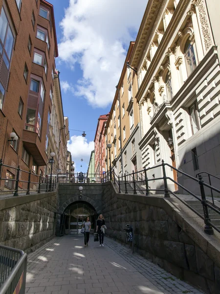 Estocolmo, Suecia. Una vista urbana típica — Foto de Stock