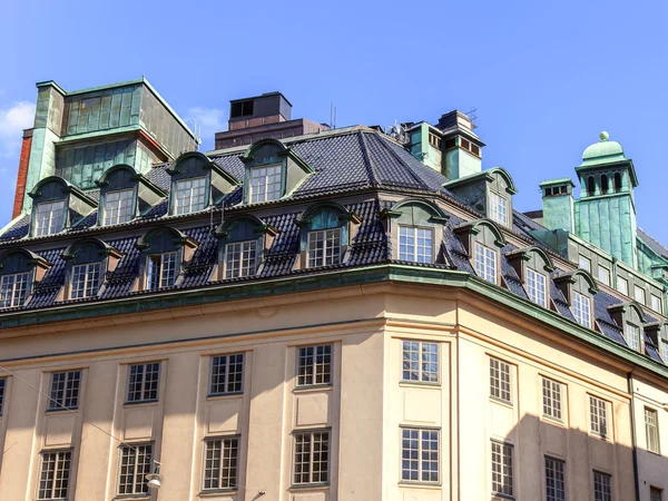 Estocolmo, Suécia. Detalhes típicos da arquitetura da cidade — Fotografia de Stock