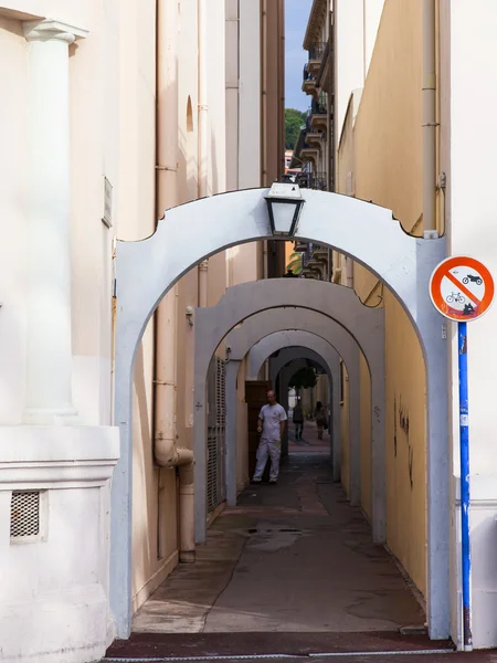 Francja, menton, 15 października 2013. typowy widok na koniec sezonu turystycznego. — Zdjęcie stockowe