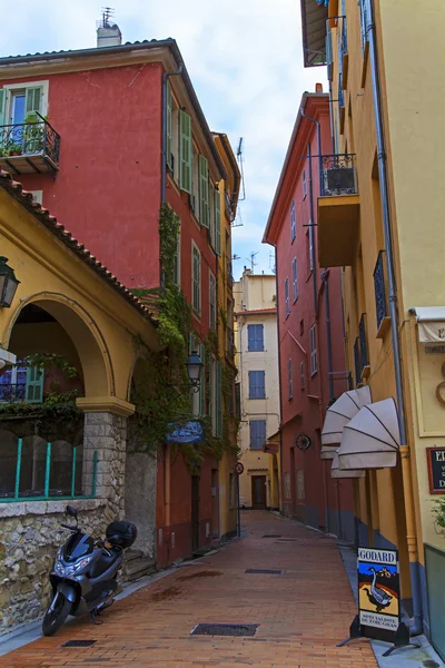 Frankrijk, menton. uitzicht op de oude stad — Stockfoto