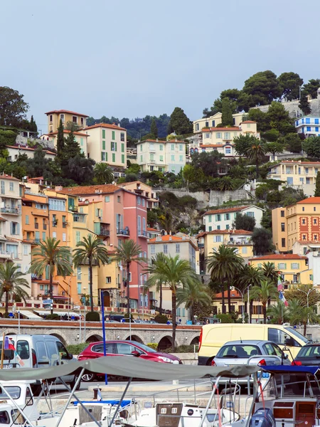 Francia, Menton, Vista del casco antiguo — Foto de Stock