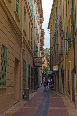 Fransa, cote d'azur, menton, 15 Ekim 2013. eski şehrin görünümü