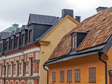 Stockholm, İsveç. tipik bir kentsel gelişme