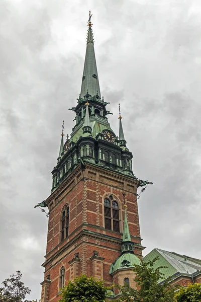 Stockholm, Švédsko. Typická architektura starého města — Stock fotografie