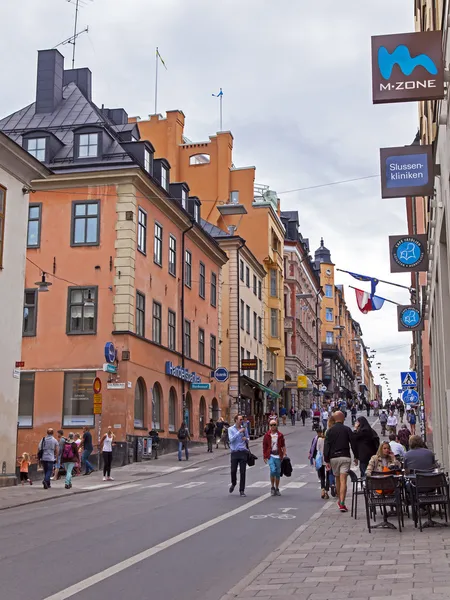 Стокгольм, Швеция Типичное развитие городов — стоковое фото