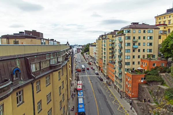 Stockholm, Szwecja. widok miasta z punktu widzenia wysokiej — Zdjęcie stockowe