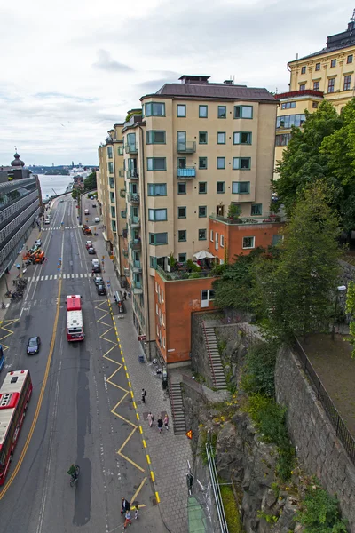 Stoccolma, Svezia. Vista della città da un punto alto — Foto Stock