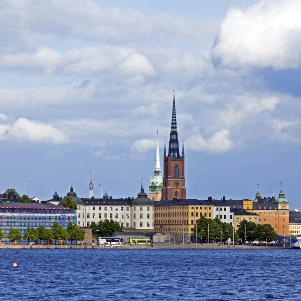 Stockholm, İsveç. Panorama Rıhtımı — Stok fotoğraf