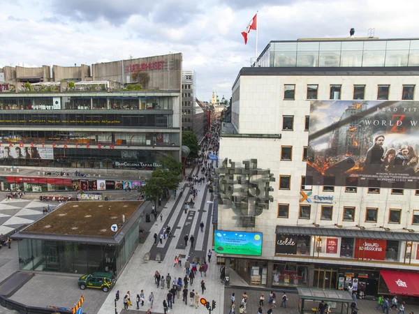 Stockholm, Schweden. Blick auf die Stadt von einem hohen Punkt — Stockfoto