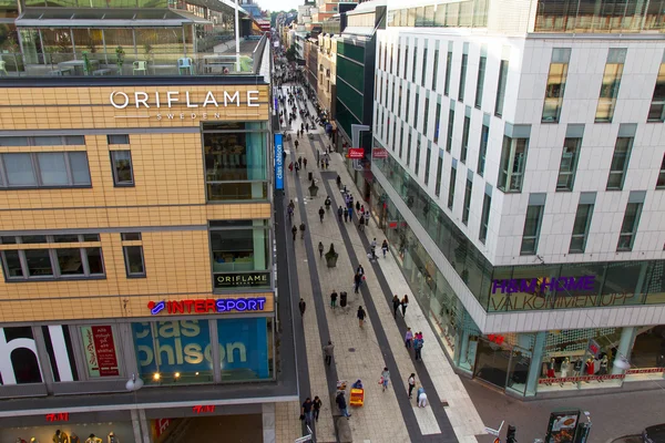 Stockholm, Suède. Vue sur la ville depuis un point culminant — Photo