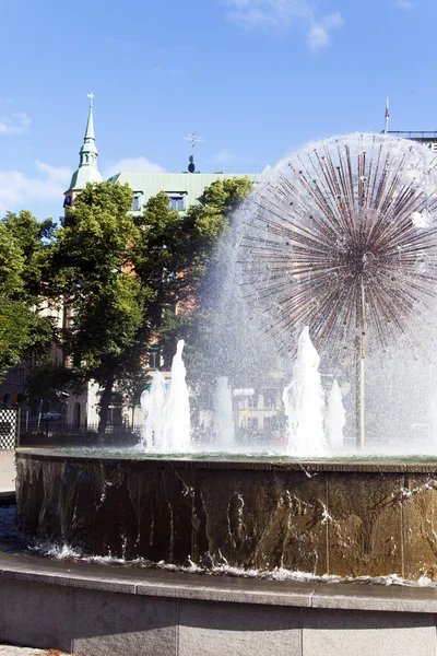 Stockholm, Szwecja. typowy widok miejski — Zdjęcie stockowe