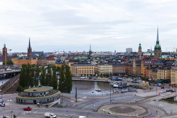 Stockholm , Sweden. View of the city from a high point Royalty Free Stock Images
