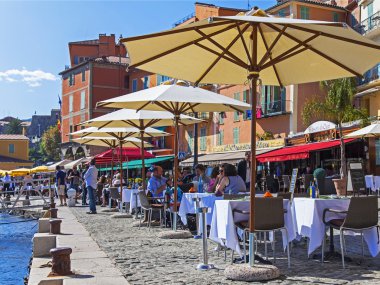 Fransa, cote d'azur, villefranche. İskele ve mesire