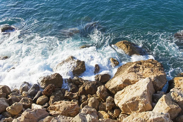 Mittelmeer, französische Riviera. Küste — Stockfoto