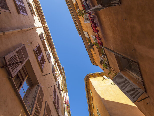Historical part of Nice (Vieuix-Nice) is built up in a XVI- XVII- th and th centuries