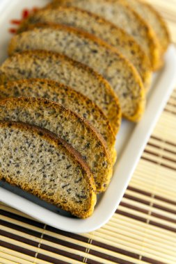 haşhaş tohumu ile buğday kraker