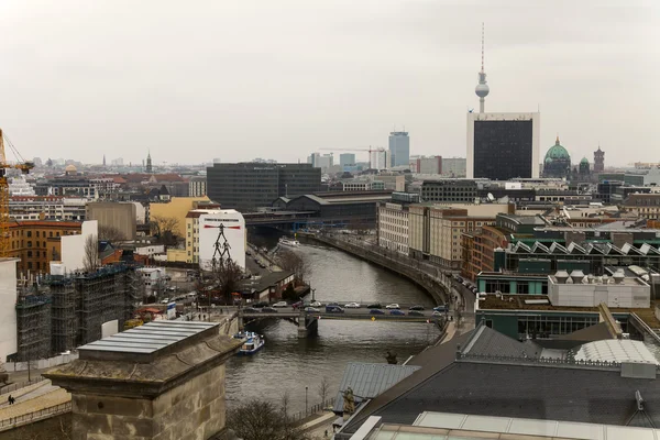 Germany, Berlin . Typical urban view on a cloudy day — Stock Photo, Image