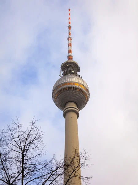 Alemania, Berlín, 20 de febrero de 2013. Torre de TV urbana — Foto de Stock