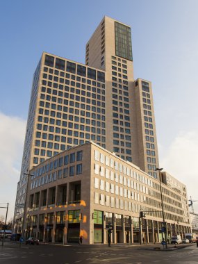 Almanya, berlin, 21 Şubat 2013. Berlin'de modern mimari