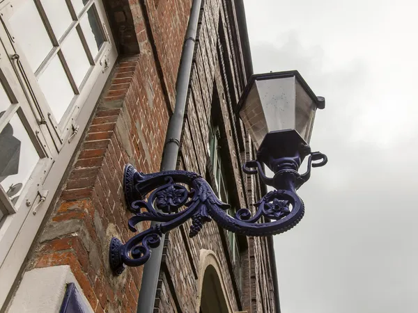 Hamburg, Tyskland .beautiful lampa, stiliserade antik — Stockfoto