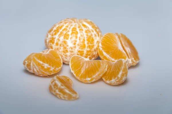 Mandarins. Mandarin is the fruit of an evergreen shrub of the citrus family — Stock Photo, Image