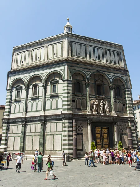 Florence, Italie, le 23 juin 2012. attistero di San Giovanni - le Baptistère de Saint Jean Baptiste — Photo