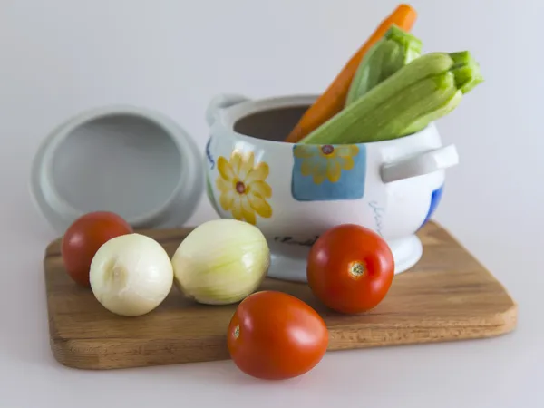Légumes frais pour la cuisson du ragoût de légumes — Photo