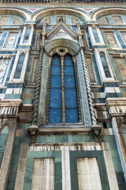 Floransa, İtalya ' da 23 Haziran 2012. Katedral santa Maria del fiore (santa maria del fiore, duomo, Floransa), mimari detaylar