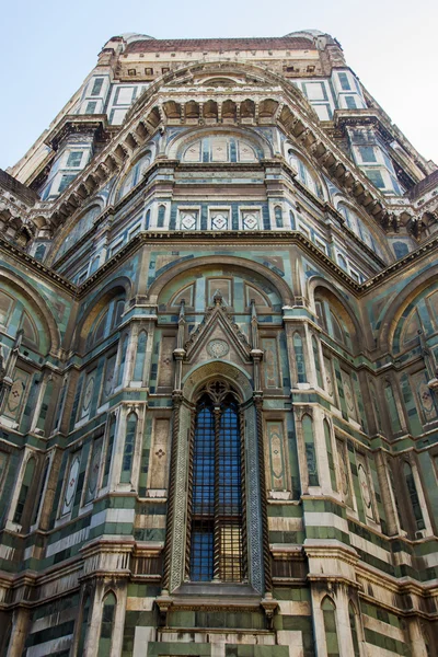 Florence, Italy , June 23, 2012 . Cathedral of Santa Maria del Fiore , (Santa Maria del Fiore, Duomo in Florence ) , architectural details — Stock Photo, Image
