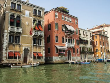 Venedik, İtalya, 20 Haziran 2012. Büyük Kanal (canal grande görünümünü)