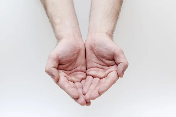 Mannen handen. gebaar — Stockfoto