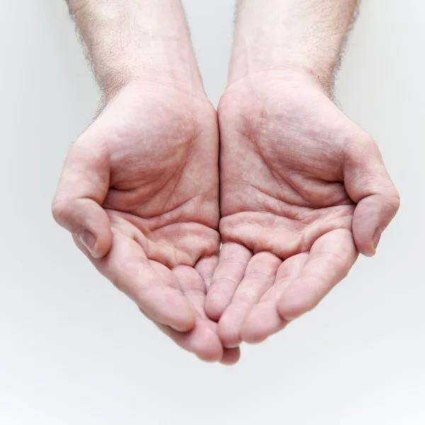 Mannen handen. gebaar — Stockfoto