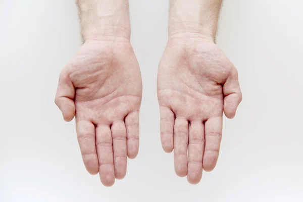 男性の手。ジェスチャ — ストック写真