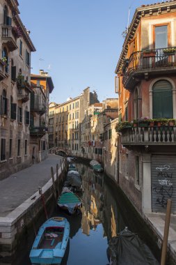 Wenecja, Włochy, zm. 22 czerwca 2012 roku. Włochy, Wenecja. typowy widok w wczesnym rankiem