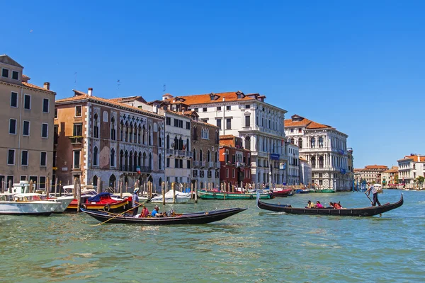 Italia, Venezia. Vista sul Canal Grande — Foto Stock