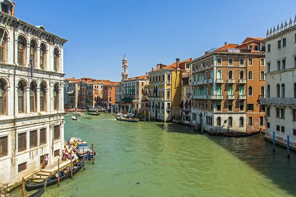 Italië Venetië. uitzicht op het grand canal — Stockfoto