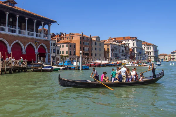 Włochy, Wenecja. widok na Canale Grande — Zdjęcie stockowe