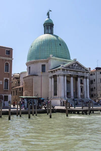 Venedik, İtalya. Kilise st. Simon — Stok fotoğraf