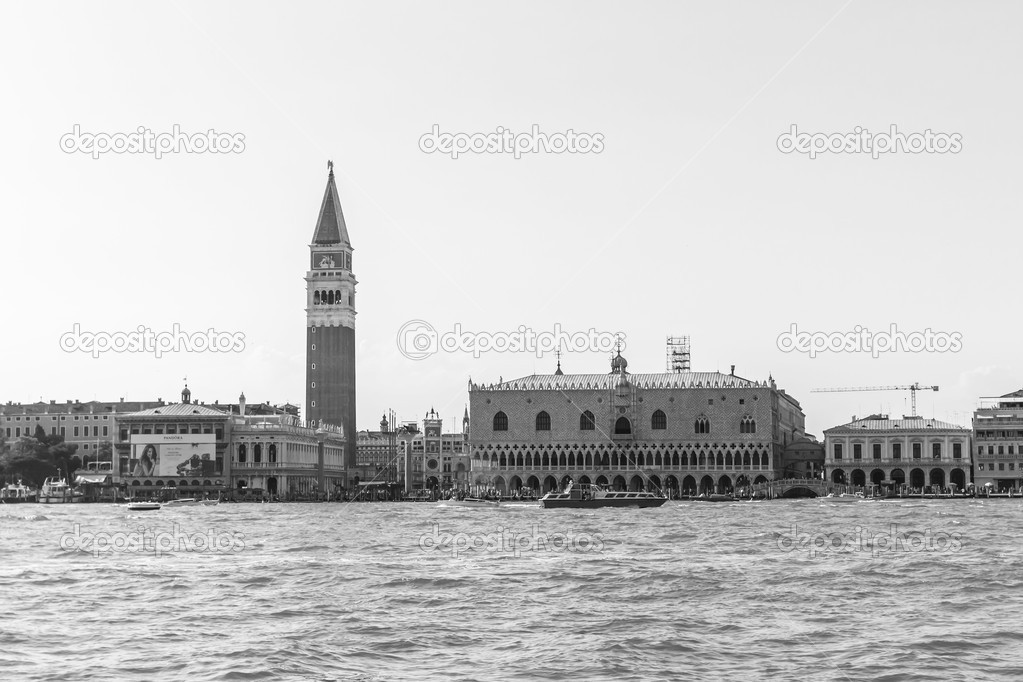 Italy , Venice. City view from the Venice lagoon