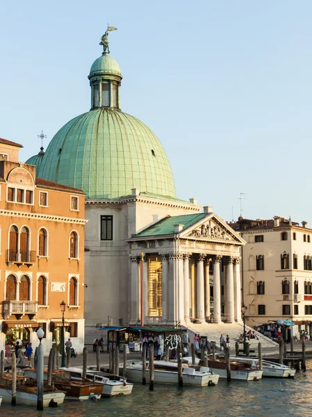 威尼斯，意大利，教会的圣西门 — 图库照片