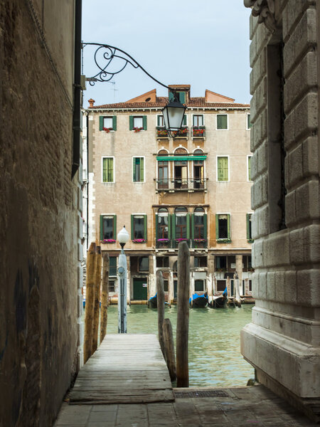 Italy , Venice. City view to chanel