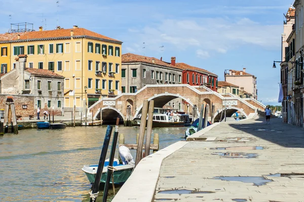 Venice, Italy, June 26, 2012 . Typical urban view — Stock Photo, Image