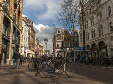 Amsterdam, Hollanda. tipik Şehir Manzaralı